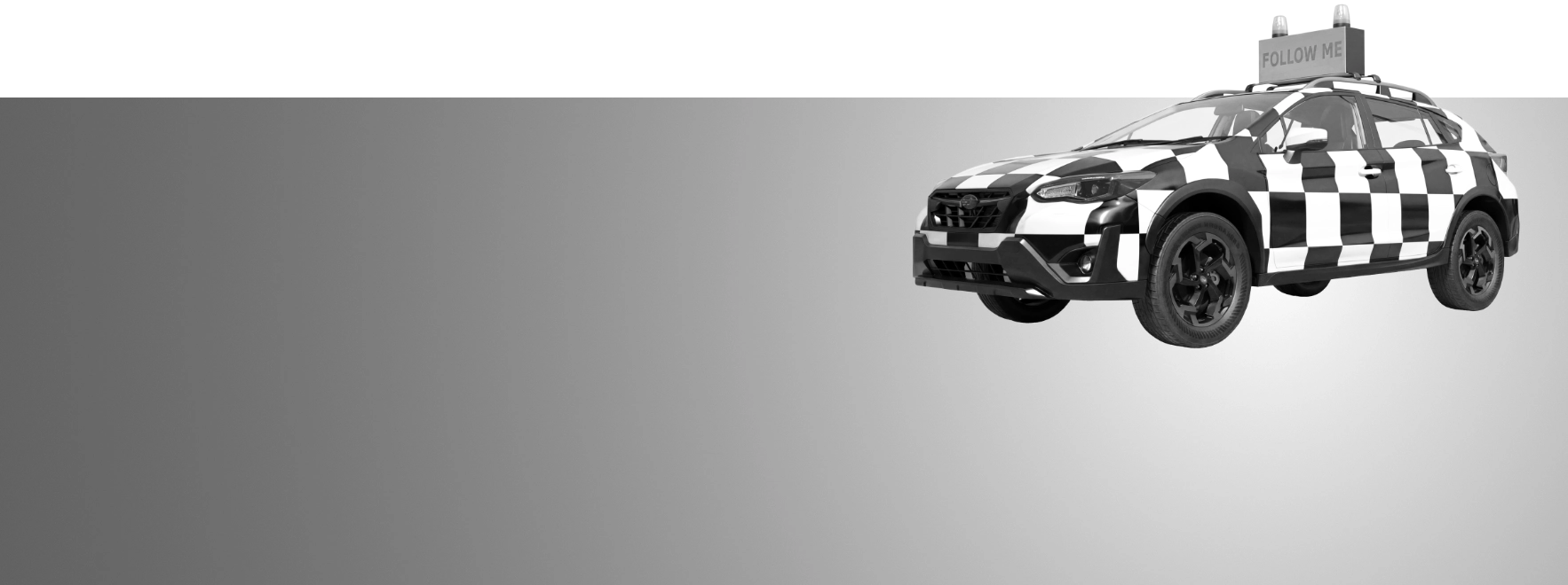 Follow-me vehicle guiding aircraft during airport surface operations