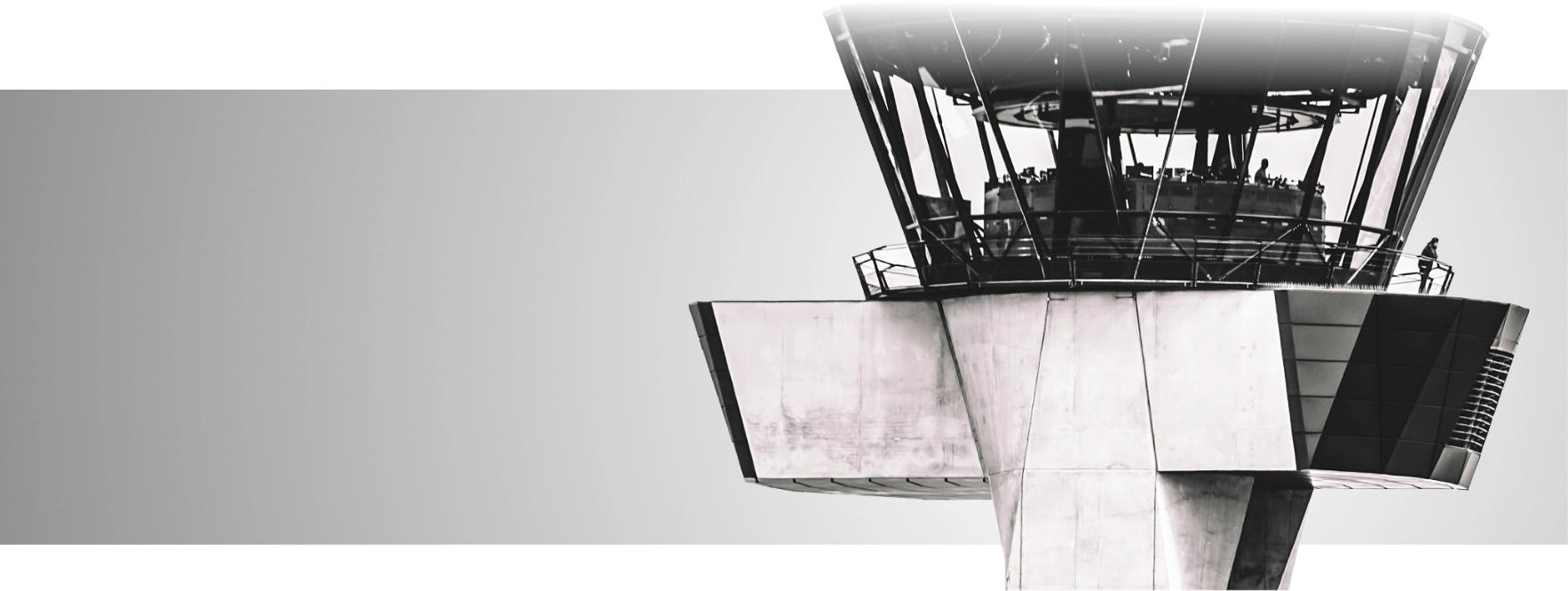 Airport control tower detail representing ED-87 A-SMGCS validation.